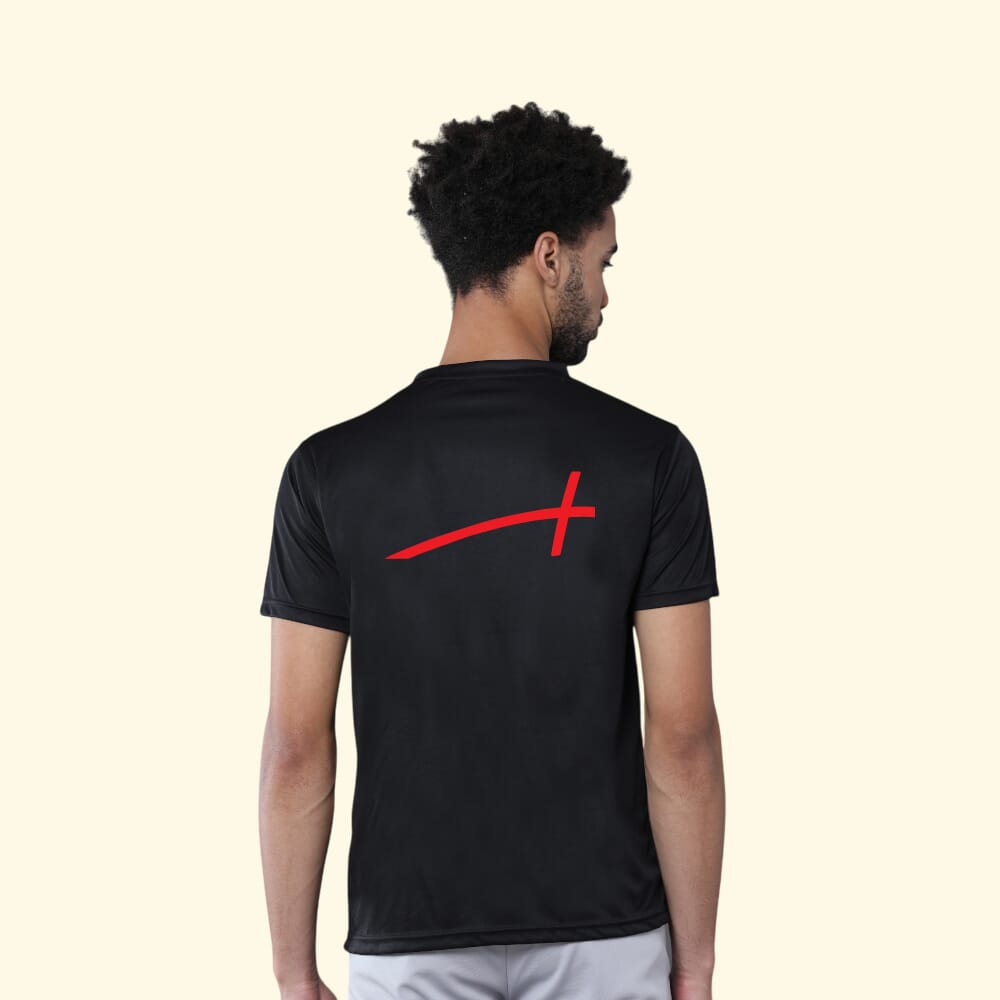 Greys&Blues Mobilitee Round Neck T-Shirt- Black SW